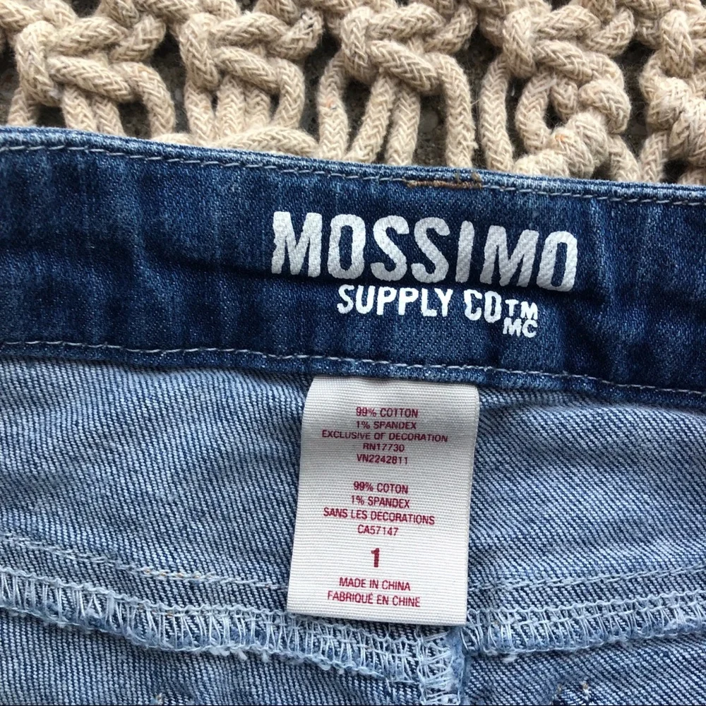 Mossimo Jean Shorts Size 1